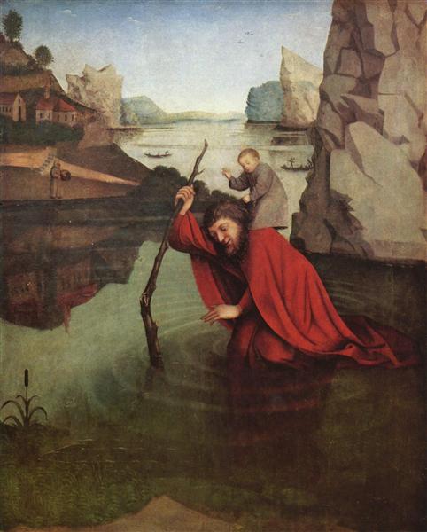 São Cristóvão, c.1435 - Konrad Witz