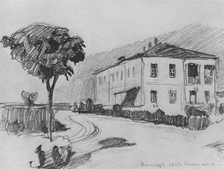 Estate in Kenegeze, 1909 - Костянтин Богаєвський
