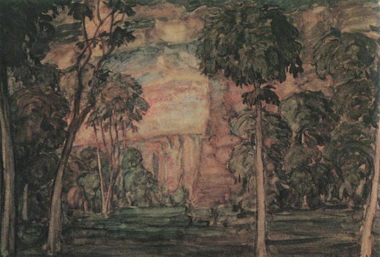 Landscape, 1908 - Konstantin Bogaevsky