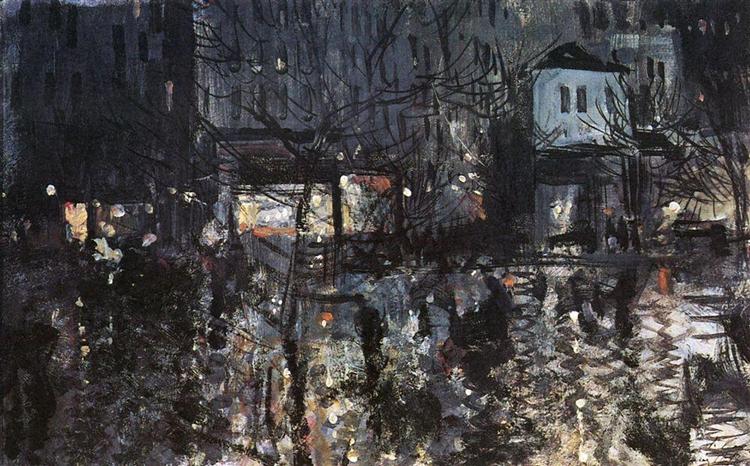 After the rain. Paris, 1897 - Konstantin Alexejewitsch Korowin