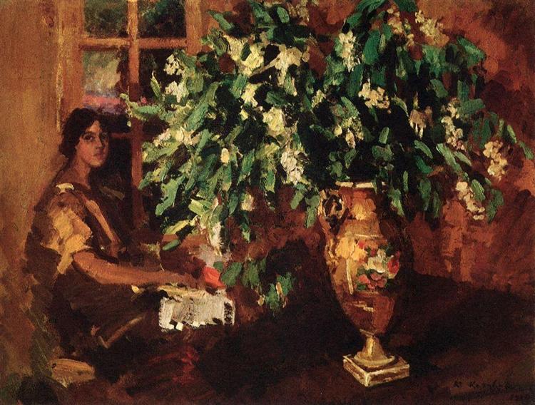 Bird cherry, 1912 - Konstantin Alexejewitsch Korowin