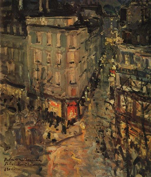 Paris. Boulevard des Capucines, 1906 - Konstantín Korovin
