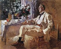 Portrait of Chaliapin - Konstantin Korovin