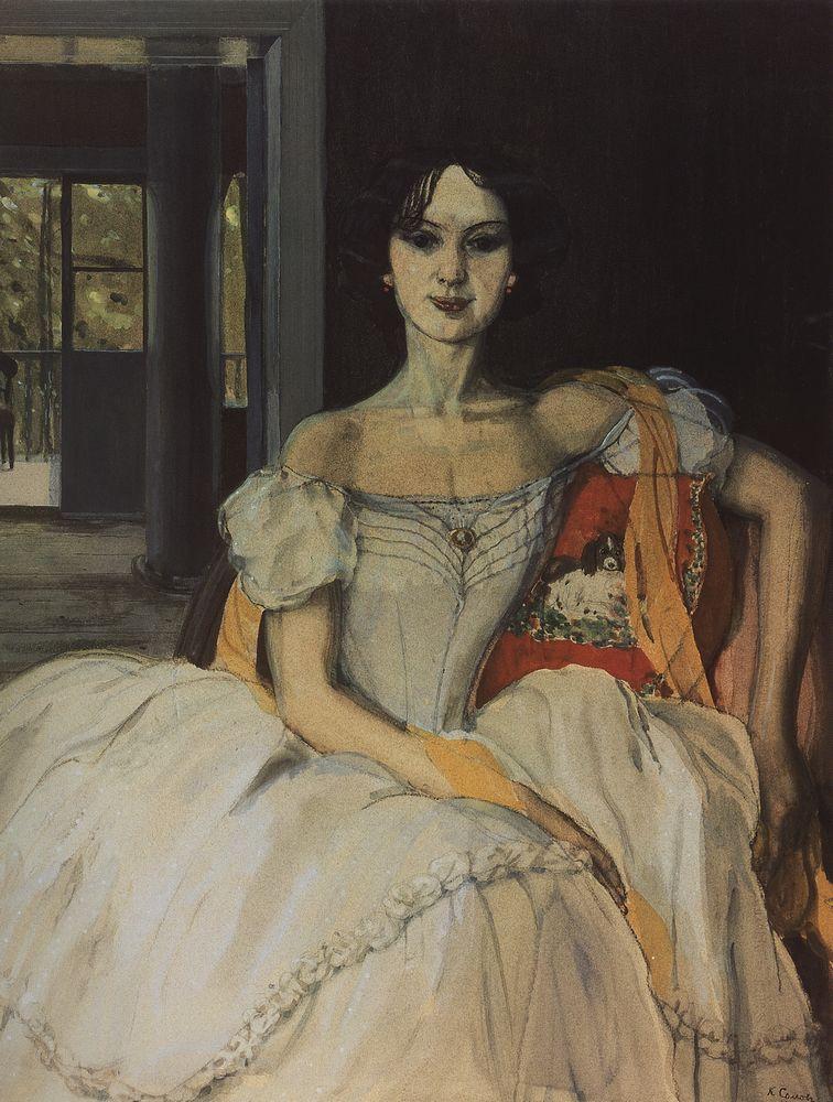 Echo of Bygone Days - Konstantin Somov - WikiArt.org - encyclopedia of ...