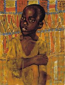 African boy - Kouzma Petrov-Vodkine