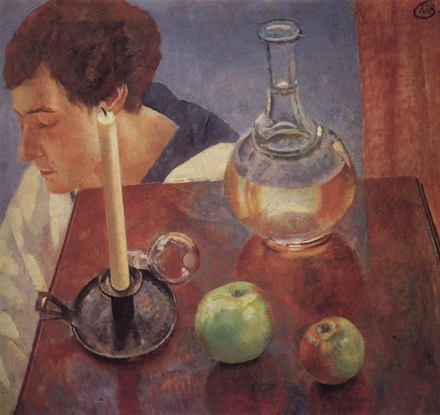Still life, 1918 - Kuzma Petrov-Vodkin
