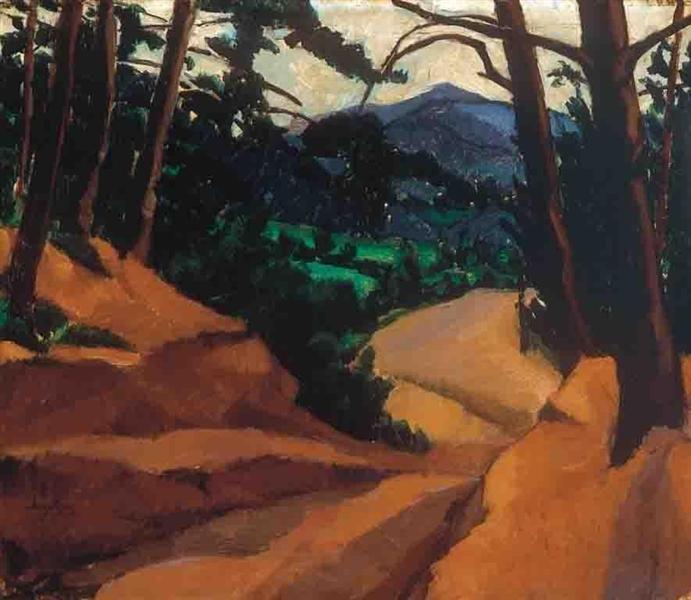 Forest Landscape, 1911 - Lajos Tihanyi
