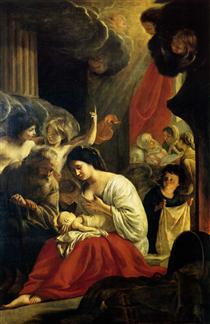 Birth of the Virgin - Hermanos Le Nain