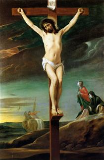 Christ on the cross - Hermanos Le Nain