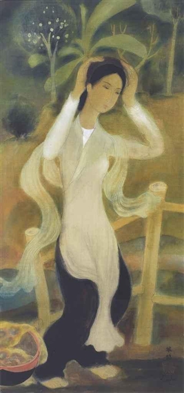 The BathȘ Portrait of a Young Girl, 1938 - Le Pho