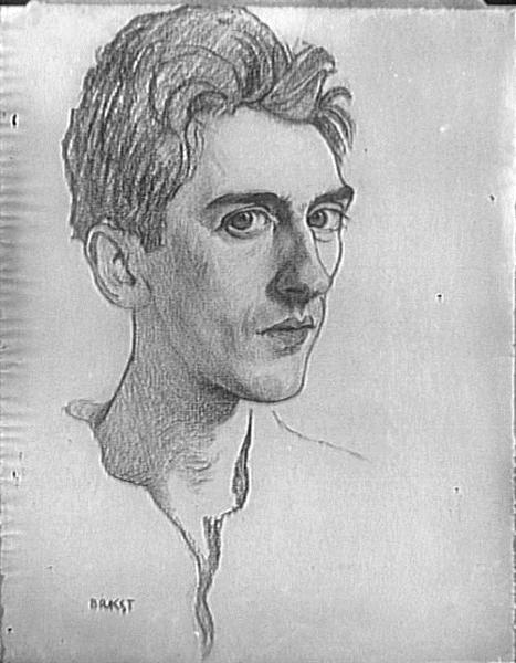 Portrait of Jean Cocteau - Leon Bakst