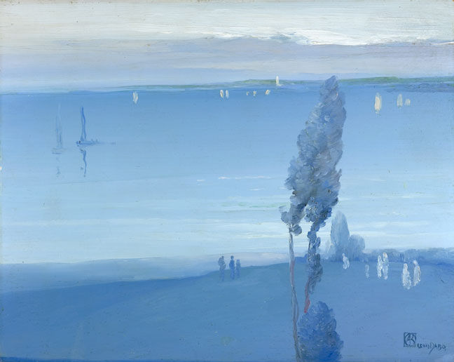 Hudson River, 1918 - Леон Дабо