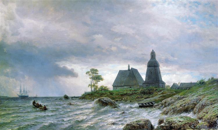 Northern landscape, 1872 - Lew Felixowitsch Lagorio