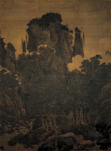 Vent murmurant dans les pins en montagne, 1124 - Li Tang