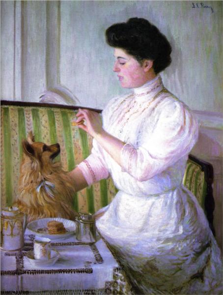 Lady at the Tea Table, 1905 - Лила Кэбот Перри