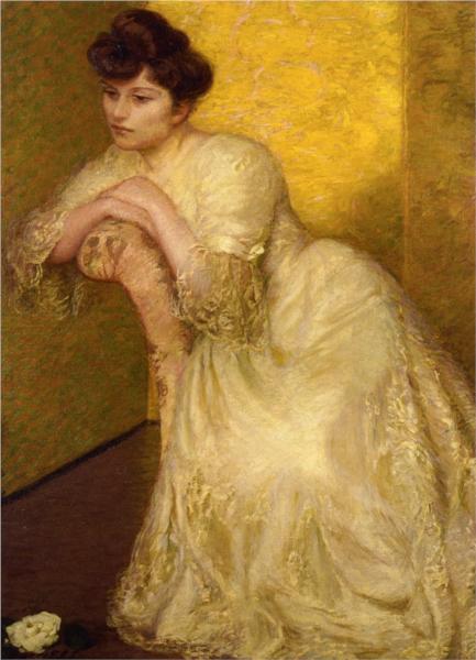 The Yellow Screen - Lilla Cabot Perry