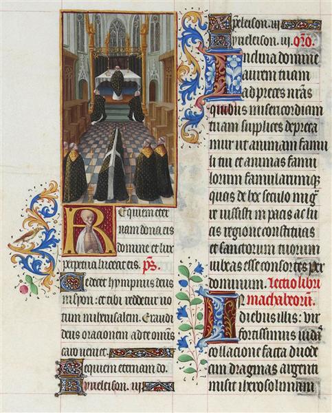 A Funeral Service - Limbourg brothers