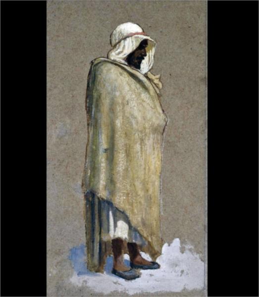 Arab Facing Right, 1873 - Луис Комфорт Тиффани