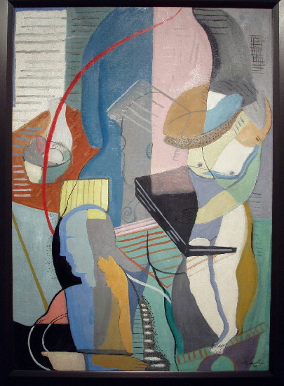 Abstract with Instruments, 1932 - Louis Schanker - WikiArt.org