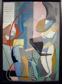 Abstract with Instruments - Louis Schanker