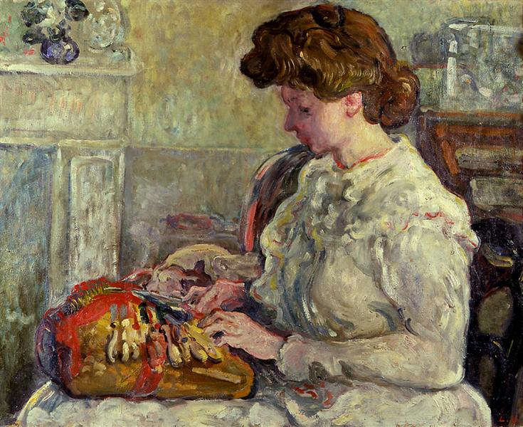 The Lacemaker, 1906 - Луи Вальта