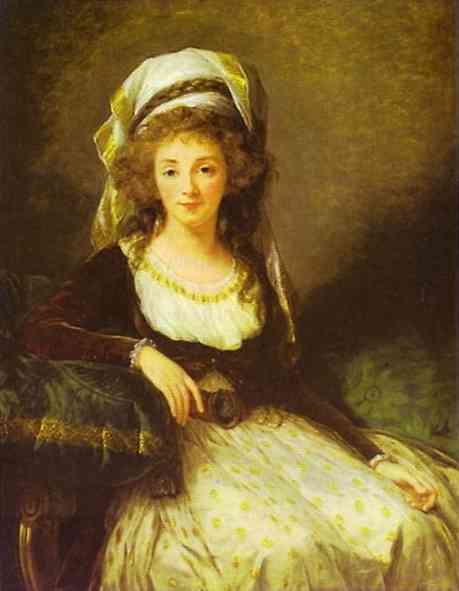 Portrait of a Lady, 1789 - 伊莉莎白·維傑·勒布倫