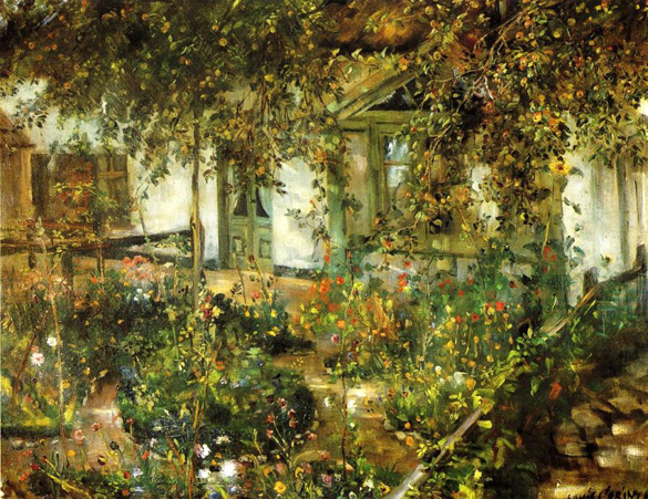 Farmyard in Bloom, 1904 - Lovis Corinth