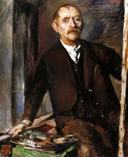 Self-Portrait at the Easel, 1919 - Ловіс Корінт