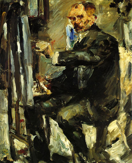 Self-Portrait at the Easel, 1922 - Lovis Corinth