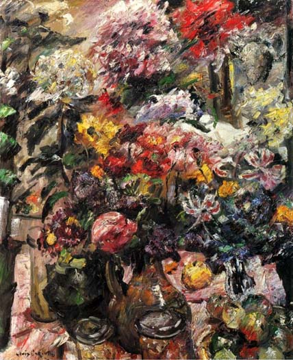 Still Life with Chrysanthemums and Amaryllis, 1922 - Ловис Коринт