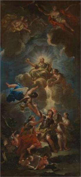 Allegory of Divine Wisdom, 1685 - Luca Giordano