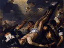 Crucifixion of Saint Peter - Luca Giordano