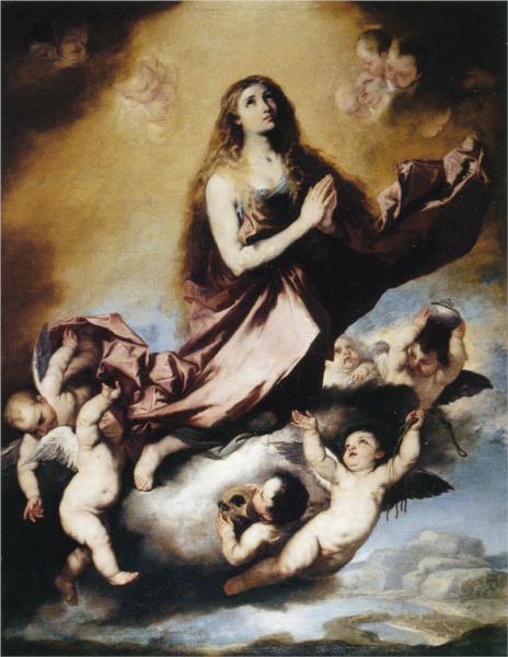 The Ecstasy of Saint Mary Magdalen, 1655 - Luca Giordano