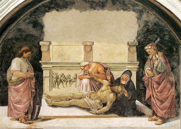 Lamentation over the Dead Christ, 1499 - 1502 - Лука Синьорелли