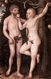 Adam and Eve - Lucas Cranach l'Ancien