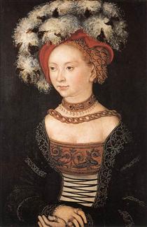 Portrait féminin - Lucas Cranach l'Ancien