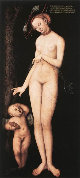 Venus and Cupid, 1531 - Lucas Cranach l'Ancien