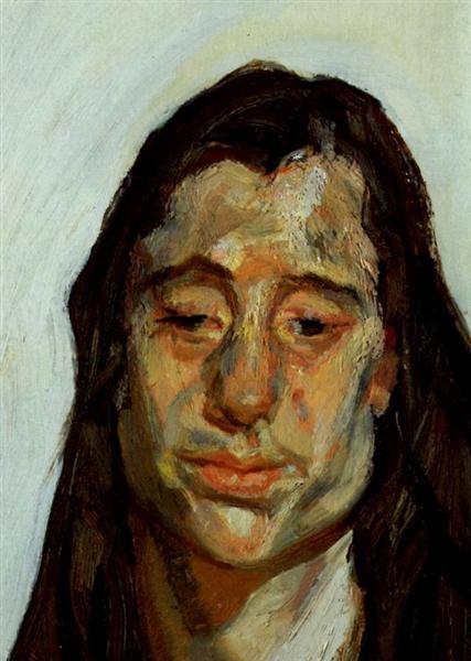 Маленький портрет, 2001 - Люсьен Фрейд