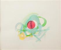 Untitled (Red, green, yellow and blue) - Luis Feito
