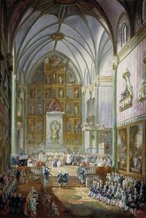 Jura de Fernando VII como príncipe de Asturias - Luis Paret y Alcazar