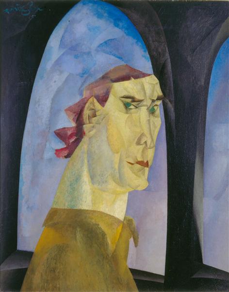 Self-Portrait, 1915 - 利奧尼·費寧格