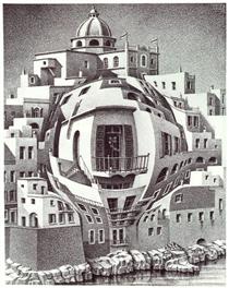 Balcony - M.C. Escher