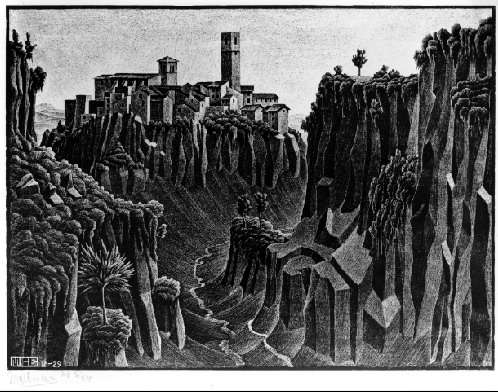 Cimino Barbarano, 1929 - Maurits Cornelis Escher