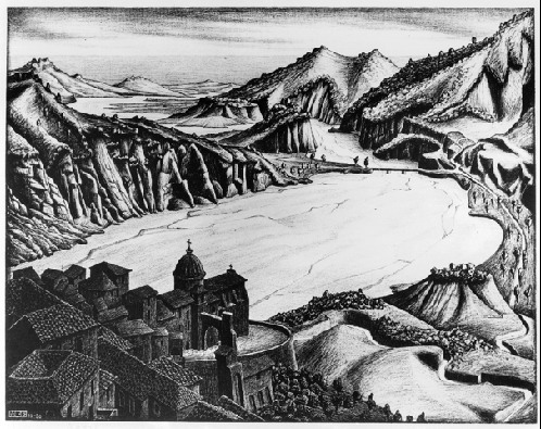 Fiumara, Calabria, 1930 - M. C. Escher