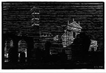 Nocturnal Rome - M.C. Escher