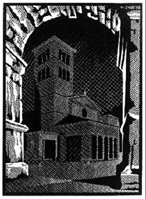 Nocturnal Rome - M.C. Escher