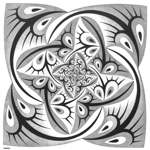 Path of Life II, 1958 - M.C. Escher
