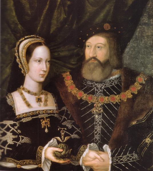 Princess Mary Tudor and Charles Brandon, duke of Suffolk, c.1516 - Mabuse