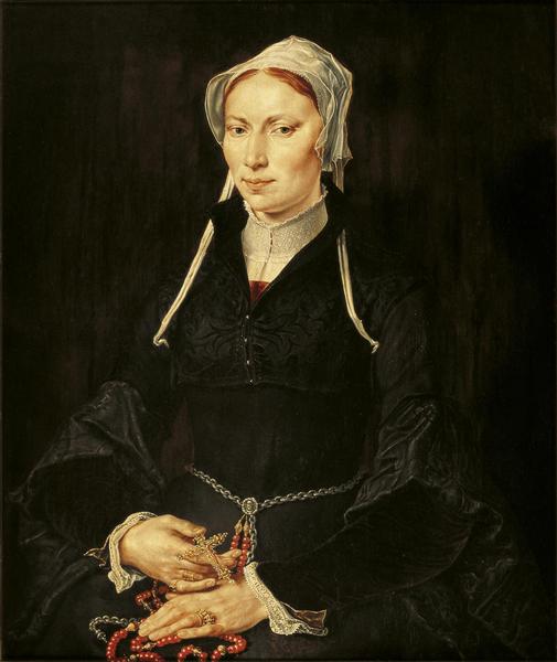 Painting of the nun Hillegond Gerritsdr, c.1530 - Martin van Heemskerck