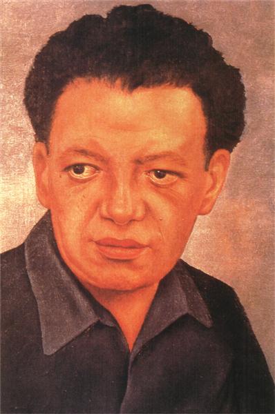 Portrait of Diego Rivera, 1937 - Frida Kahlo